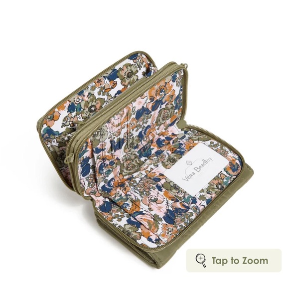 NWT Vera Bradley Quilted Crossbody Bag Wristlet Wallet - Picture 8 of 9